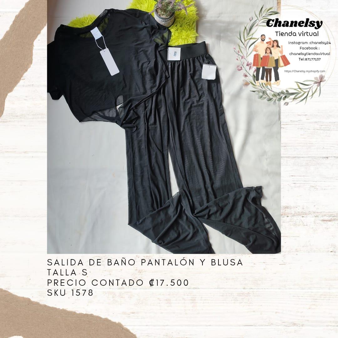 Salida De Baño Pantalón y Blusa Tallas