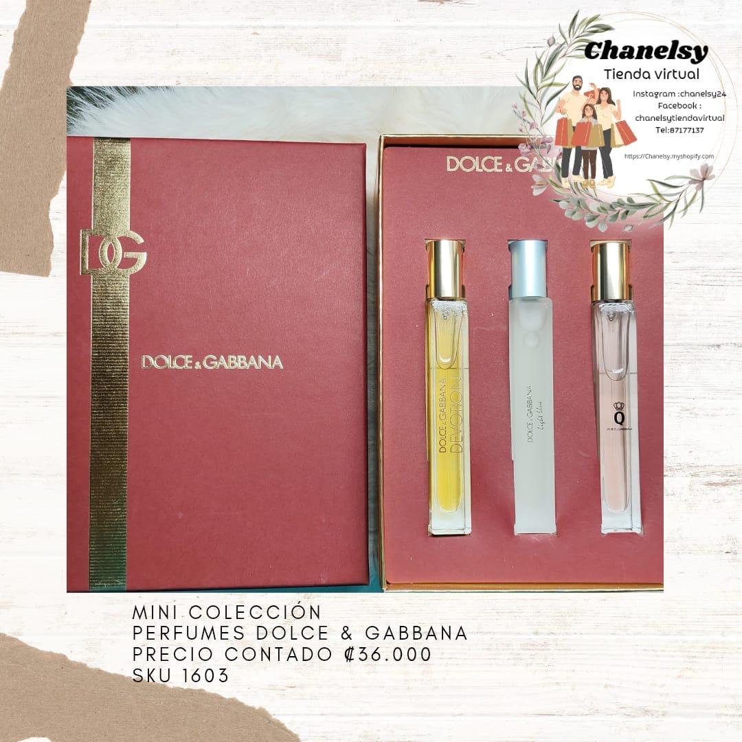 Mini Colección Perfumes Dolce y Gabbana