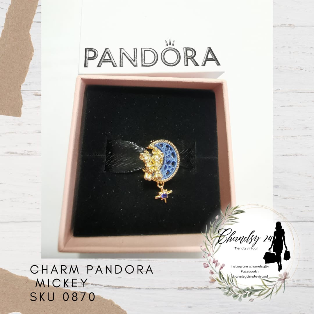 Charm Pandora Mickey Moon