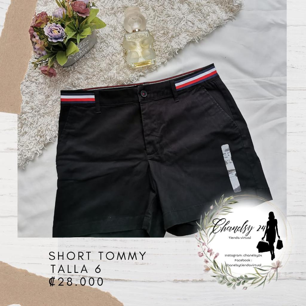 Short Tommy Hilfiger Negro Talla 6