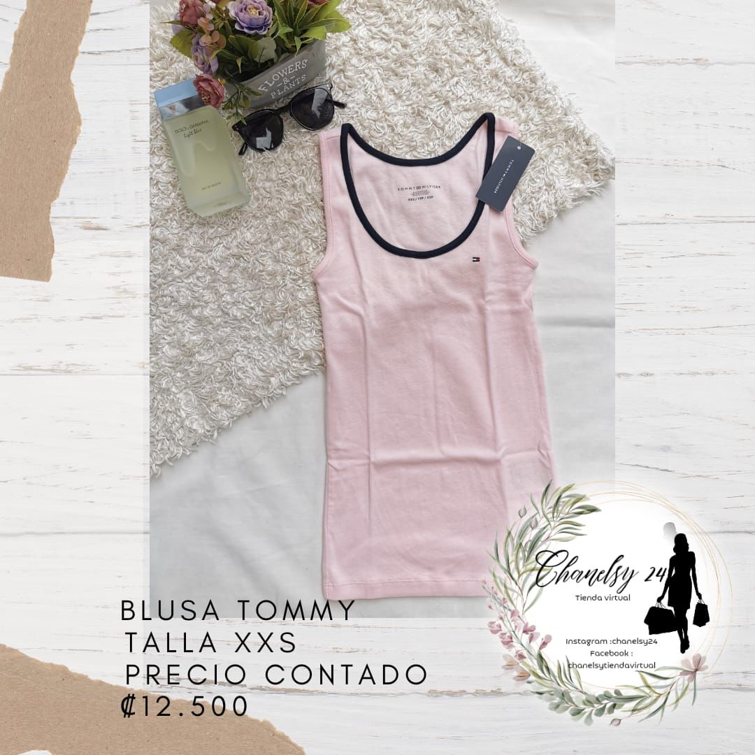 Blusa De Tirantes Tommy Hilfiger Talla XXS