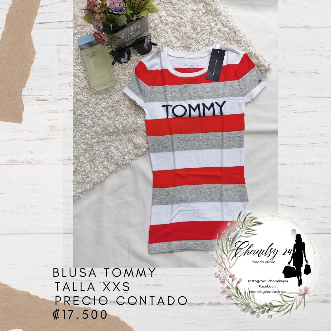 Blusa Tommy Hilfiger Talla XXS