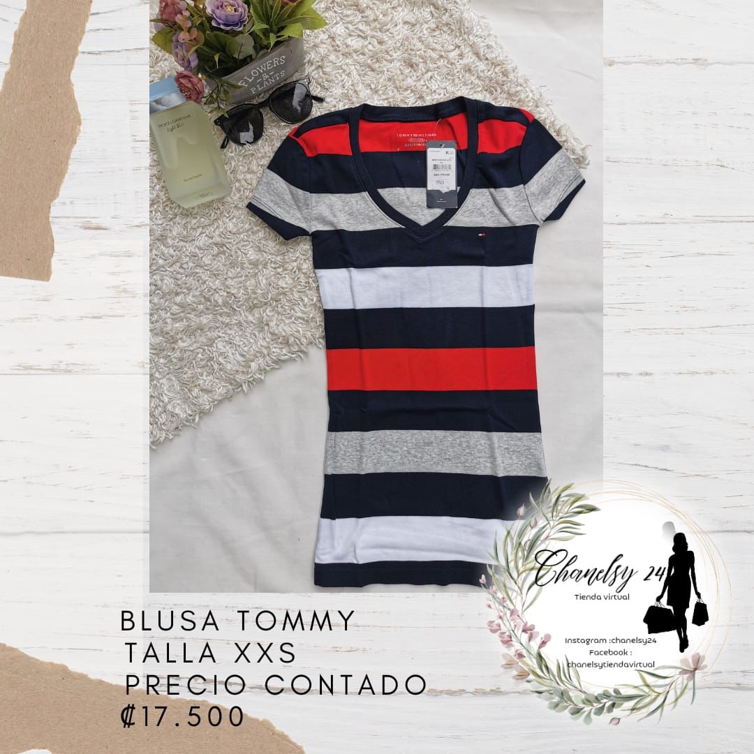 Blusa Tommy Hilfiger Talla XXS