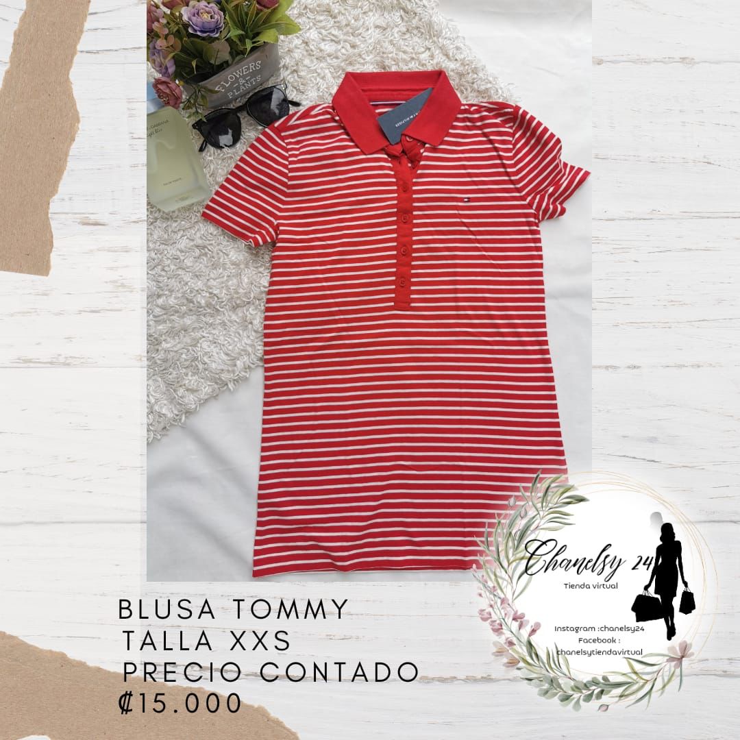 Blusa Tommy Hilfiger Talla XXS