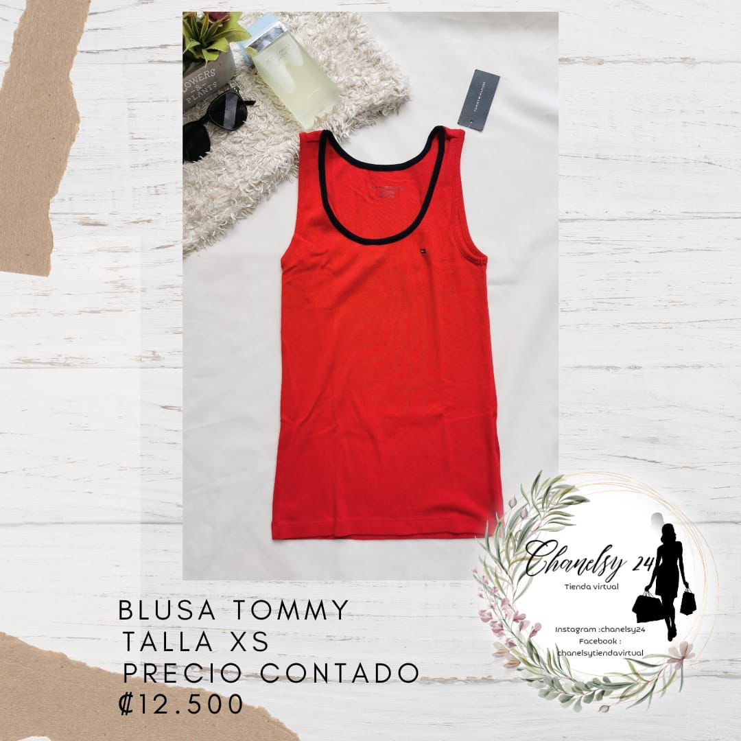 Blusa De Tirantes Tommy Hilfiger Talla XS