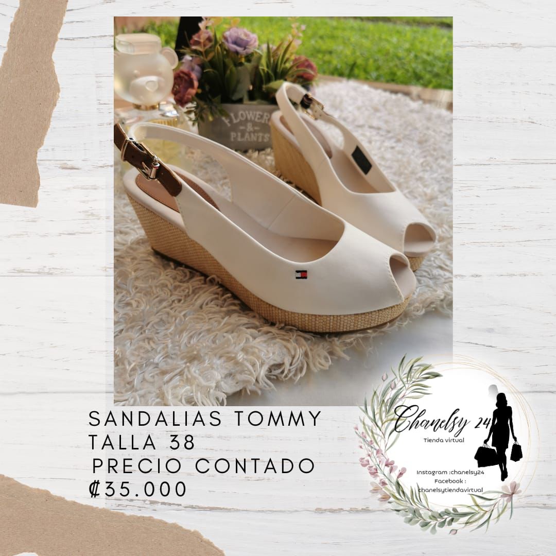 Sandalias Plataforma Tommy Hilfiger Talla 38