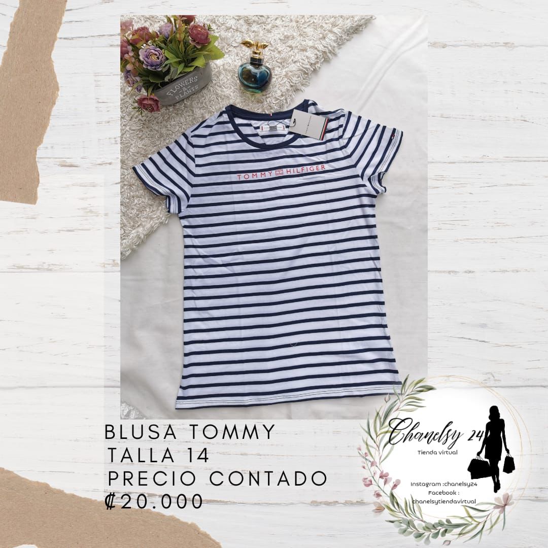 Blusa Tommy Hilfiger De Niña talla 14