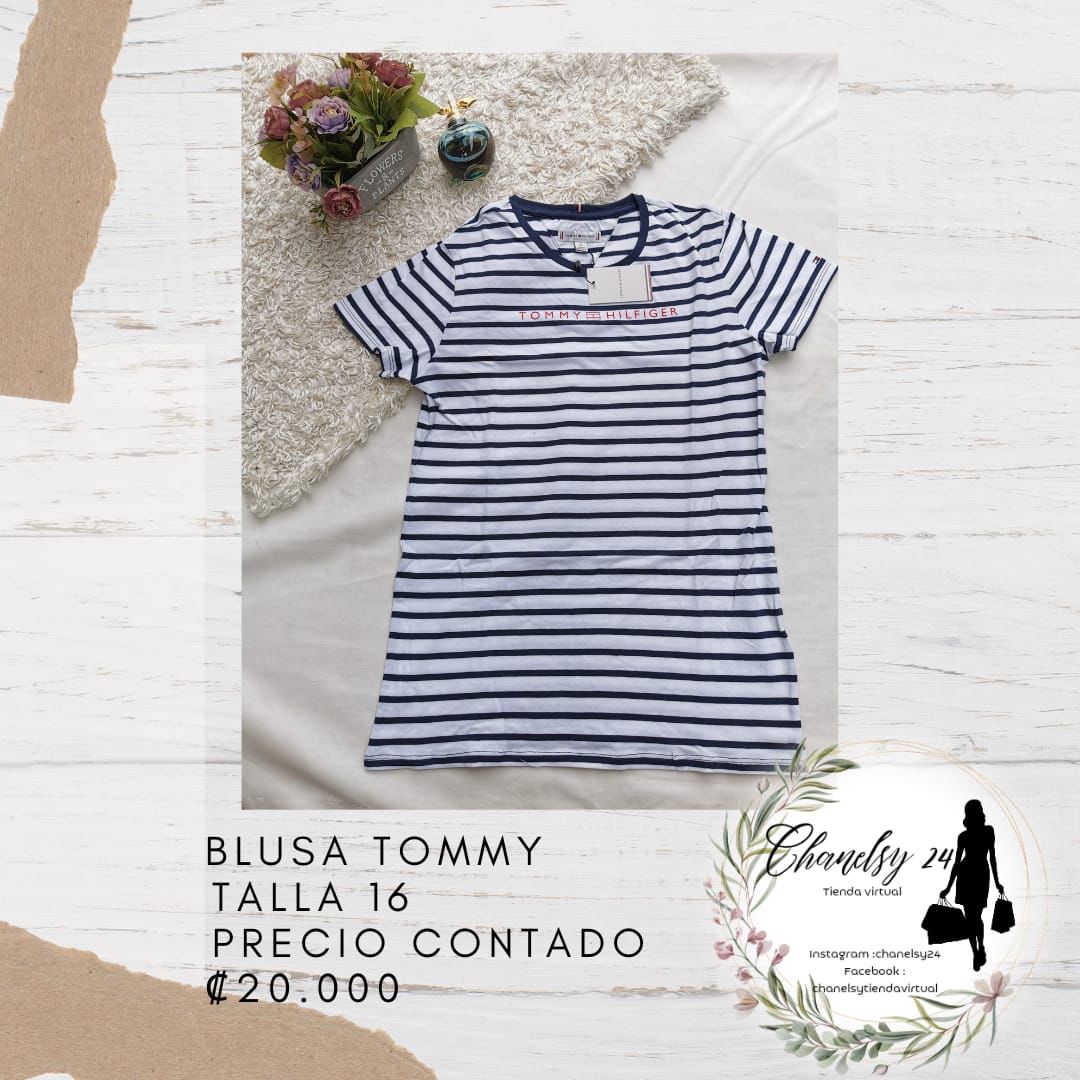 Blusa Tommy Hilfiger De NIña talla 16