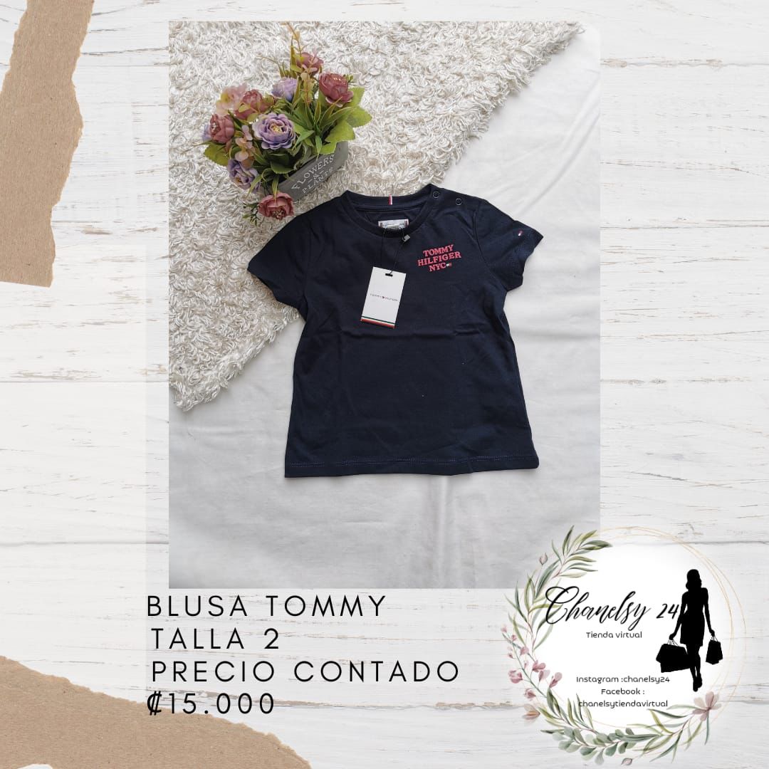 Blusa Tommy Hilfiger De Niña Talla 2