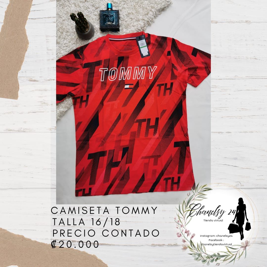 Camisa para Niño Tommy Hilfiger Talla L 16/18