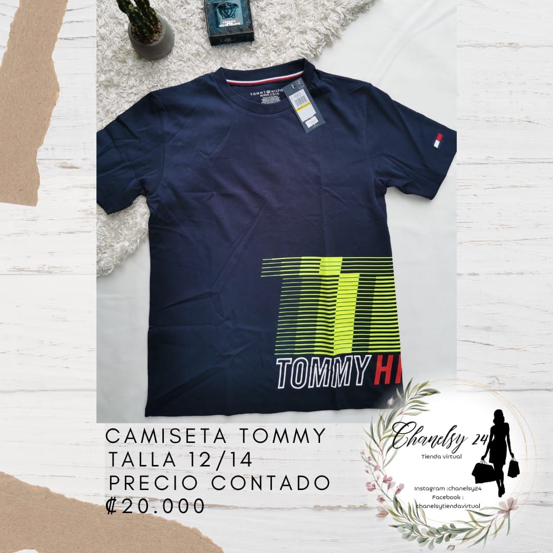 Camisa para Niño Tommy Hilfiger Talla M 12/14