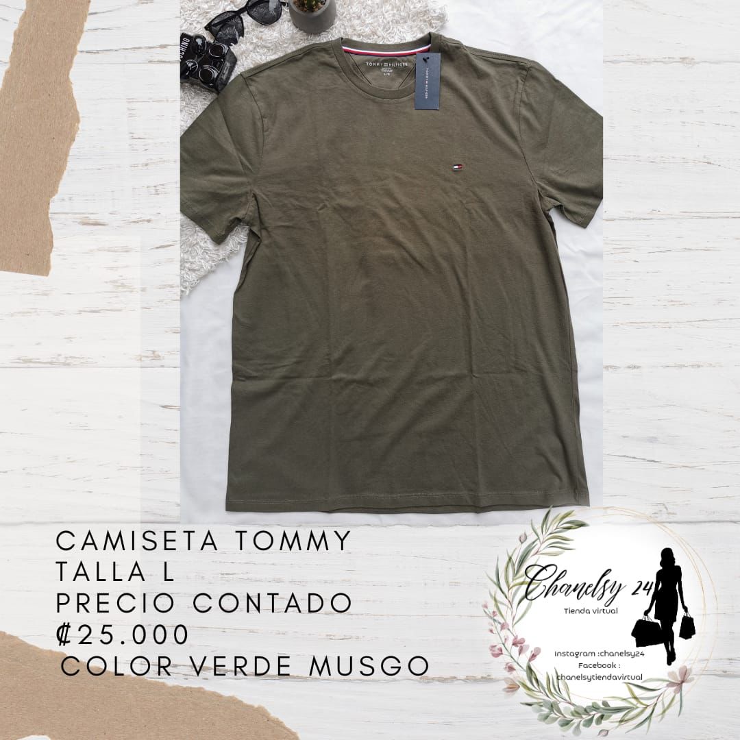 Camisa para Hombre Tommy Hilfiger Talla L