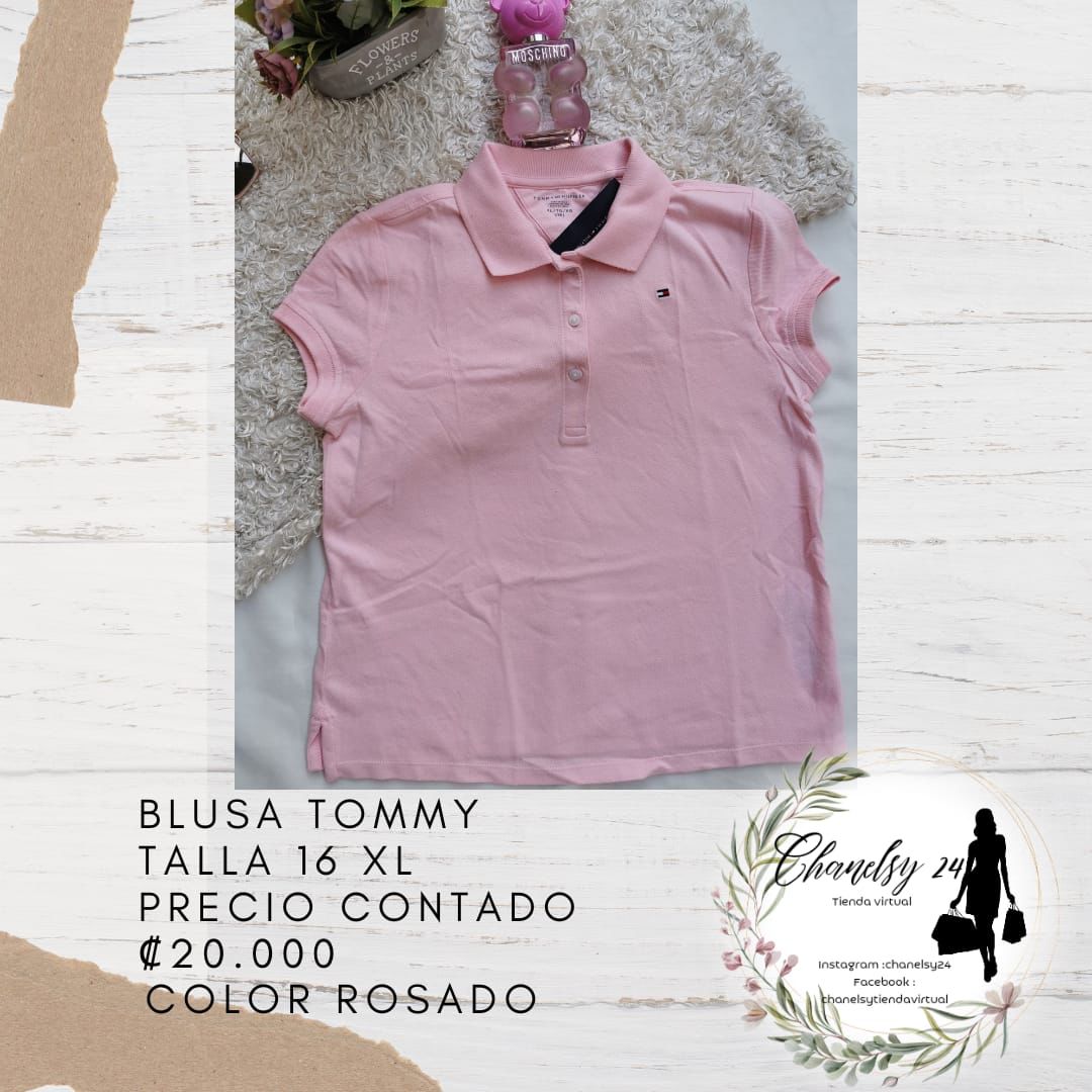 Blusa Tommy Hilfiger De Niña Talla 16 XL