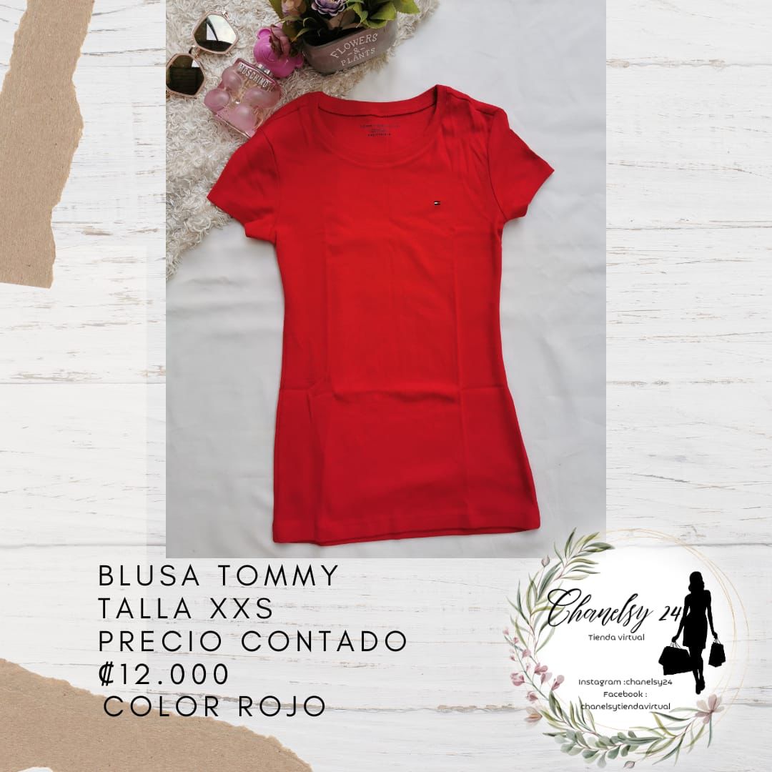 Blusa Tommy Hilfiger Talla XXS
