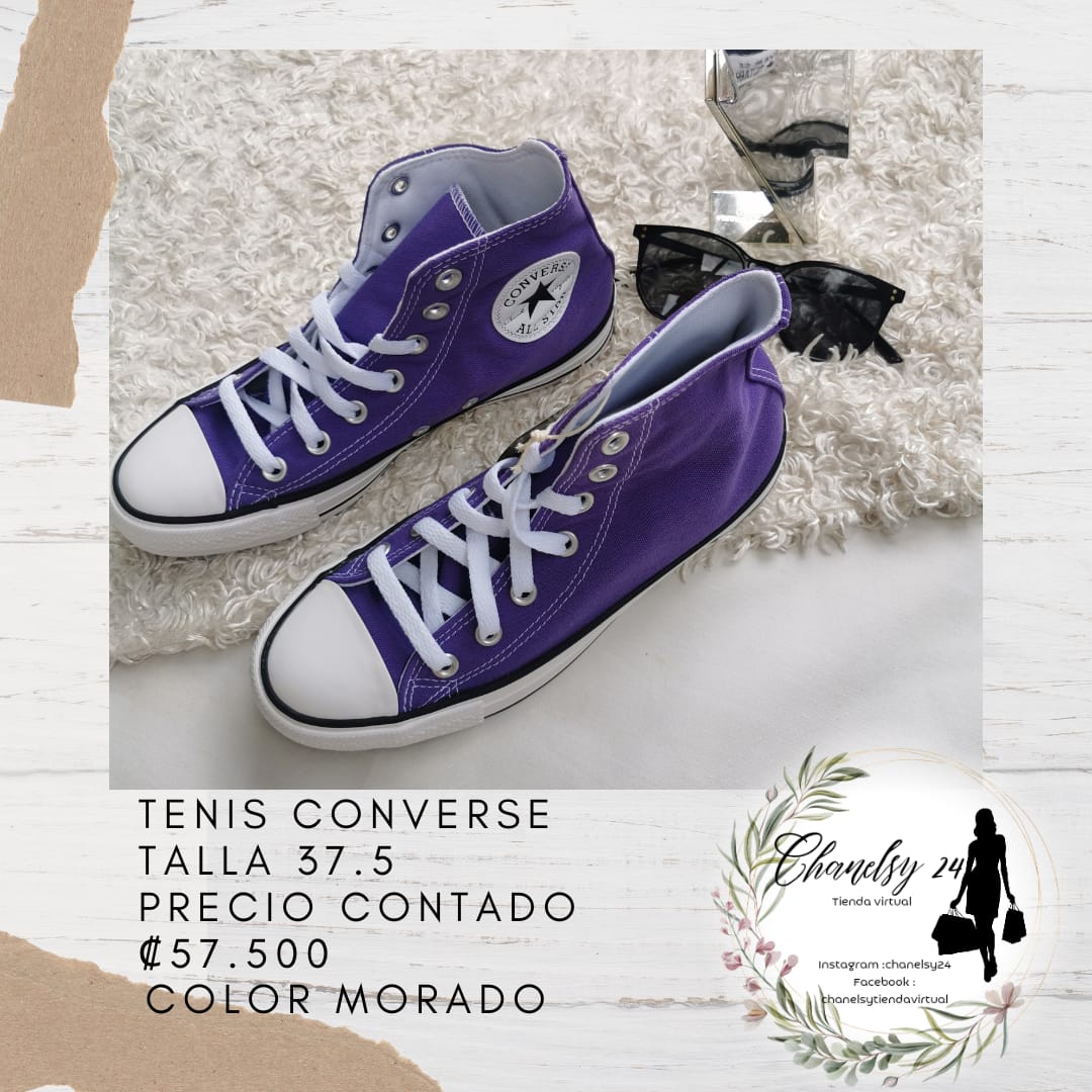 Tenis Converse De Mujer Talla 37.5