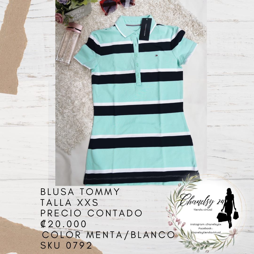 Blusa Tommy Hilfiger Talla XXS