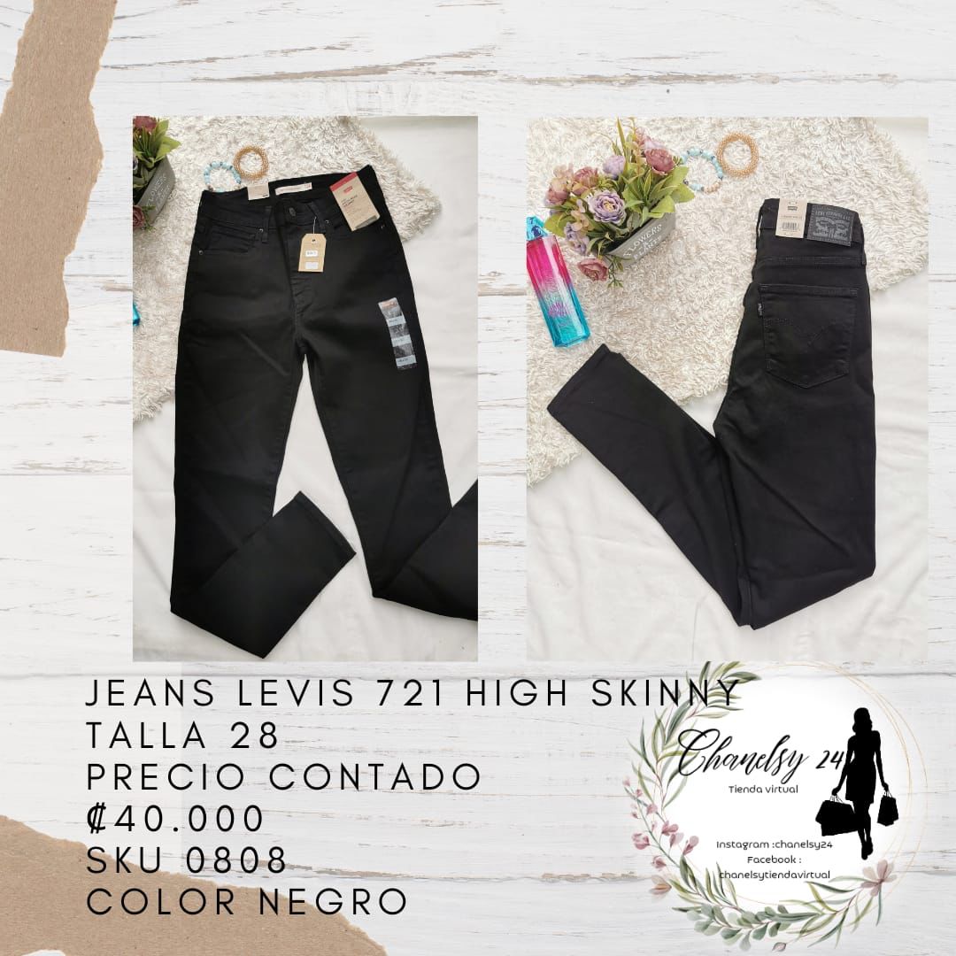 Jeans Levis 721 High Rise Skinny