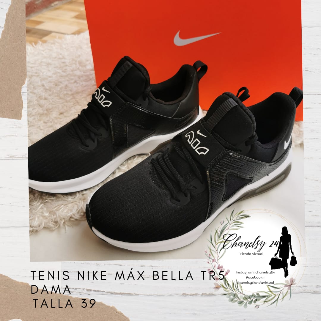 Tenis Nike Max Bella TR5 Dama Talla 39