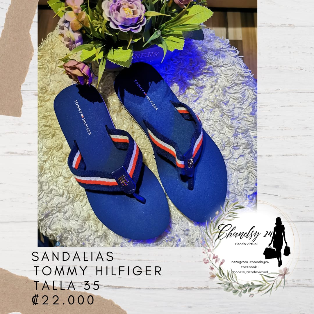 Tommy Hilfiger Sandalias Bandera Talla 35