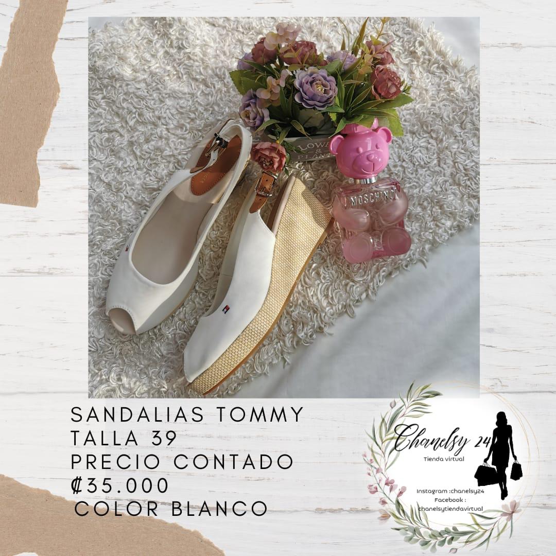 Tommy Hilfiger Sandalias Plataforma Blancas 39EU/8.5US
