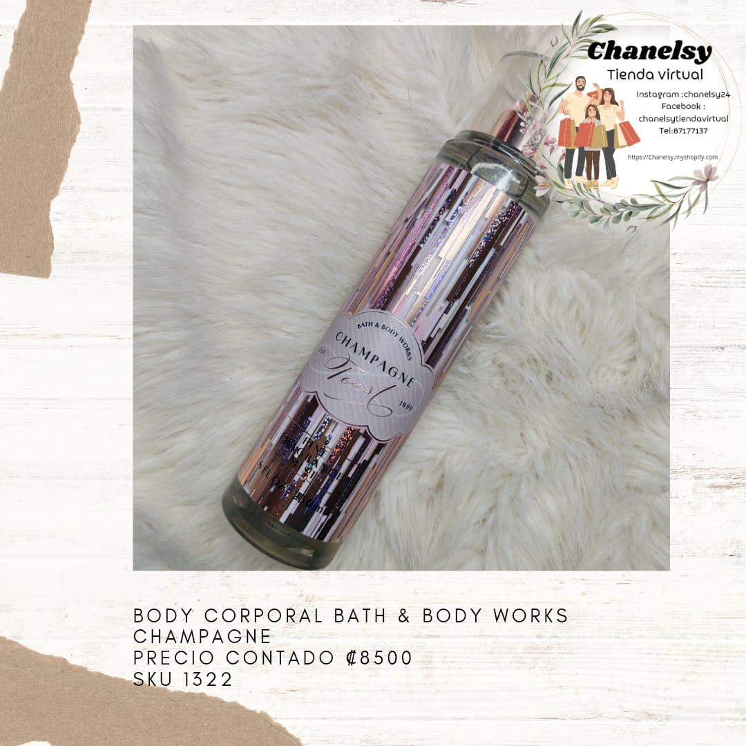 Body Corporal Bath y Body Works Champagne