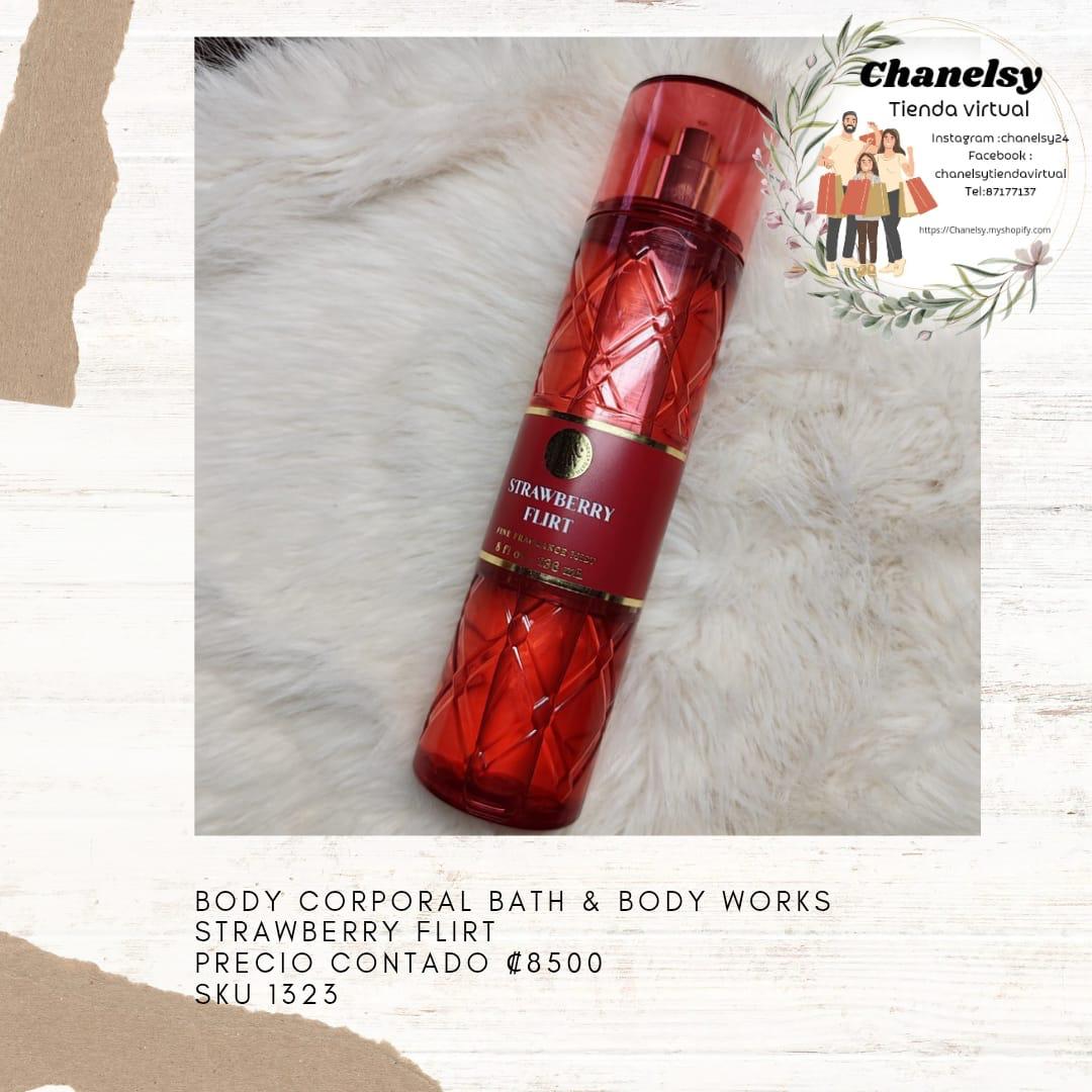 Body Corporal Bath y Body Works Strawberry Flirt