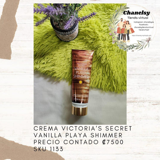 Crema Victoria Secret Vanilla Playa Shimmer