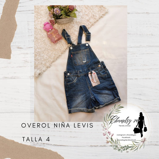 Overol Niña Levi's Talla 4