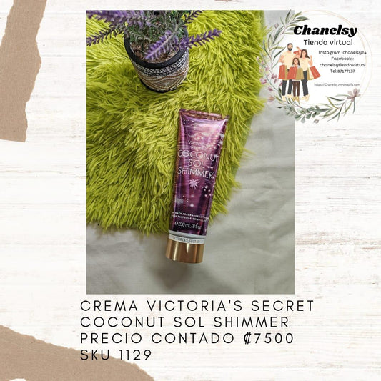 Crema Victoria Secret Coconut Sol Shimmer