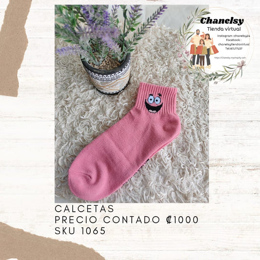 Calcetas Bob Esponja Rosadas