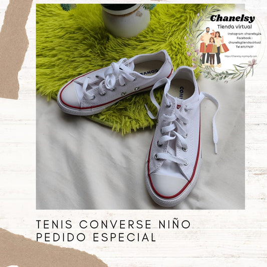 Tenis converse de niña