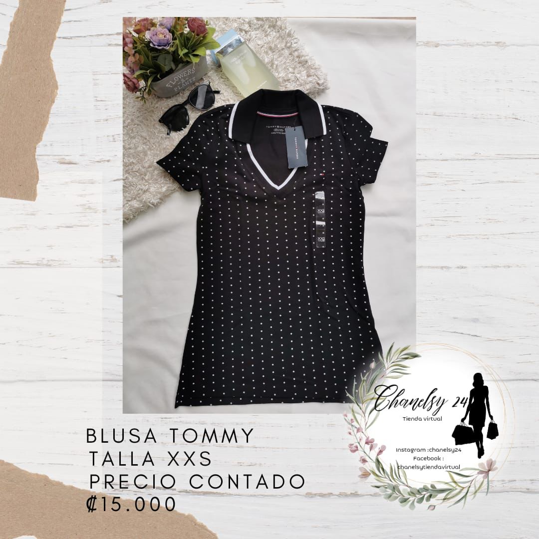 Blusa Tommy Hilfiger Talla XXS