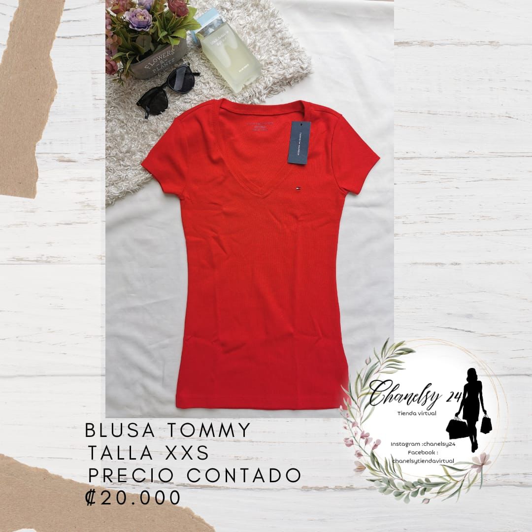 Blusa Tommy Hilfiger Talla XXS