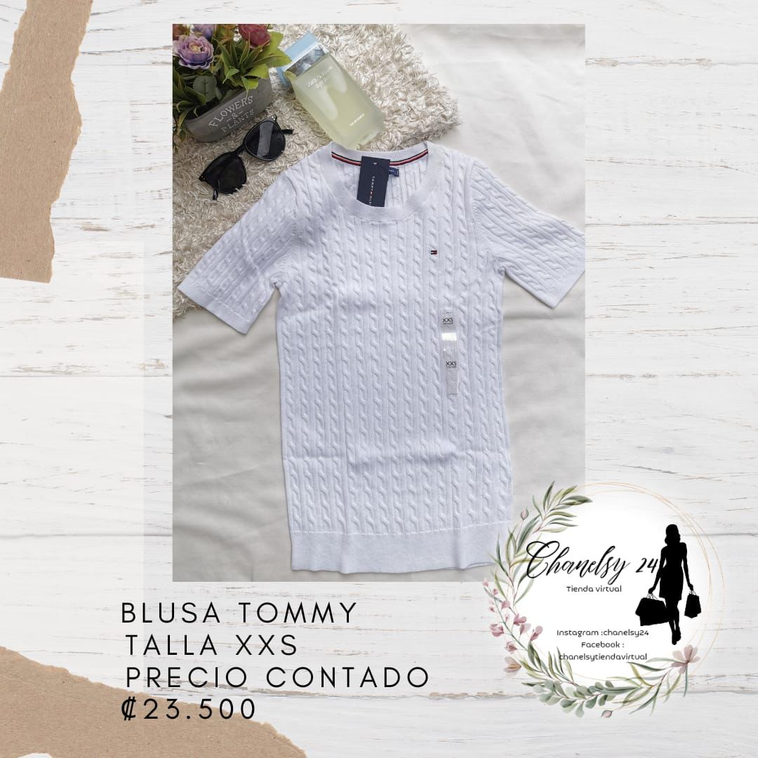 Blusa Tommy Hilfiger Talla XXS