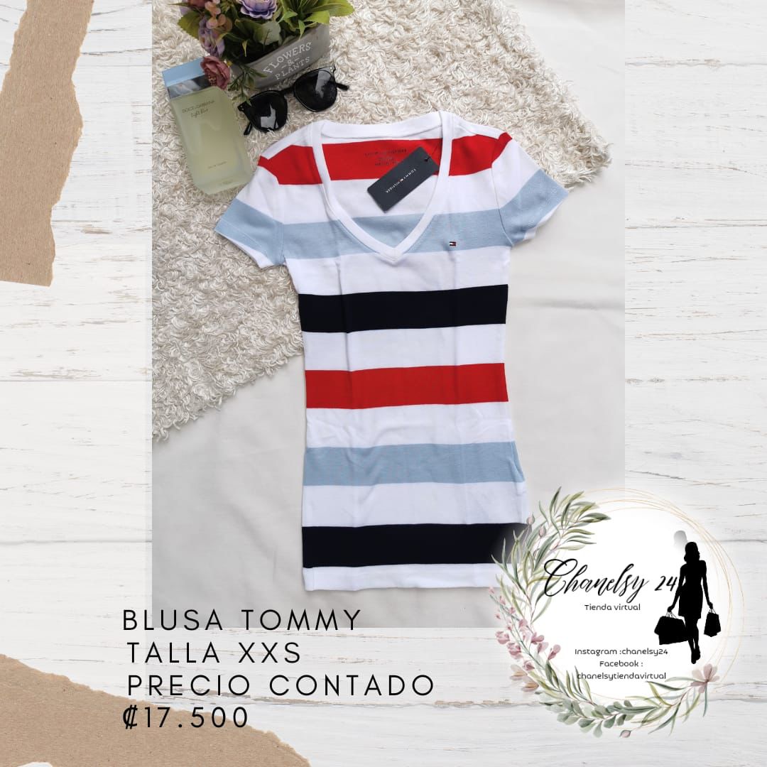 Blusa Tommy Hilfiger Talla XXS