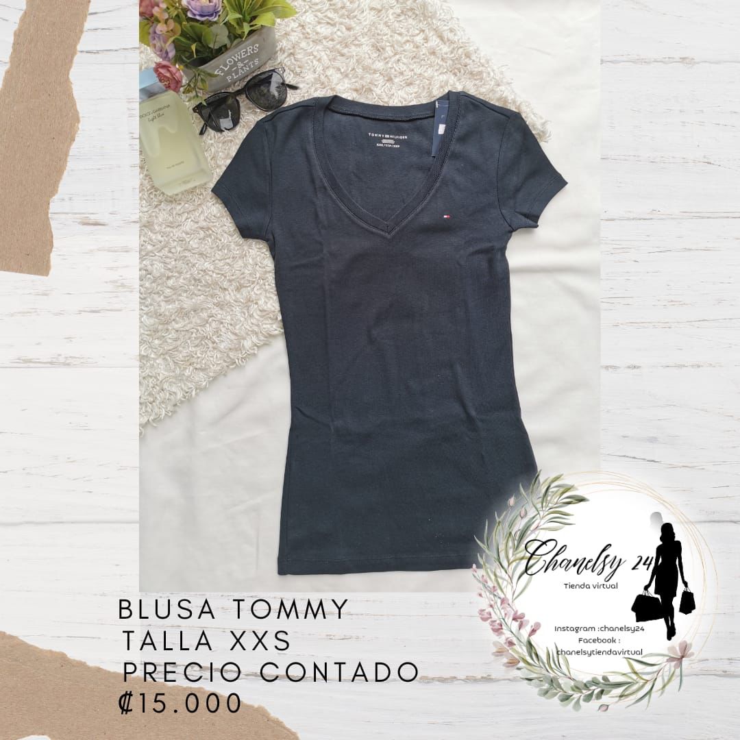 Blusa Tommy Hilfiger Talla XXS