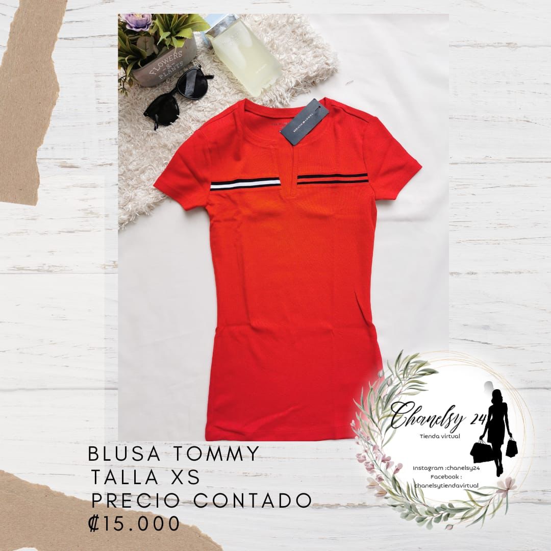 Blusa Tommy Hilfiger Talla XXS