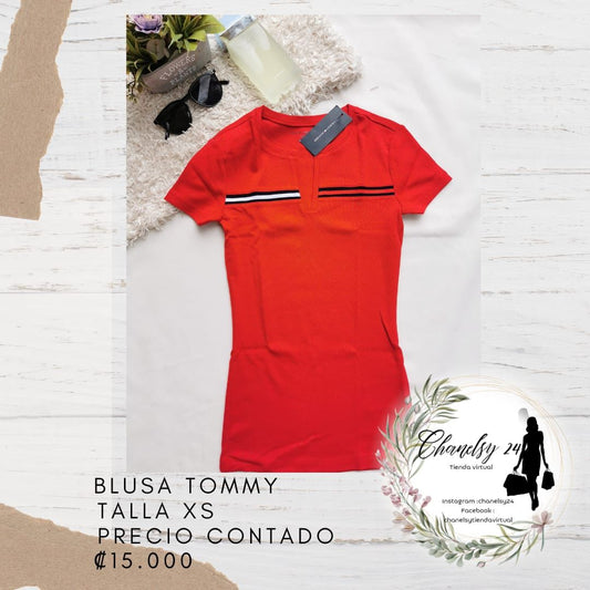 Blusa Tommy Hilfiger Talla XXS