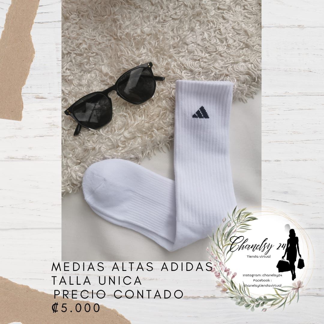 Medias Altas Adidas De Caballero