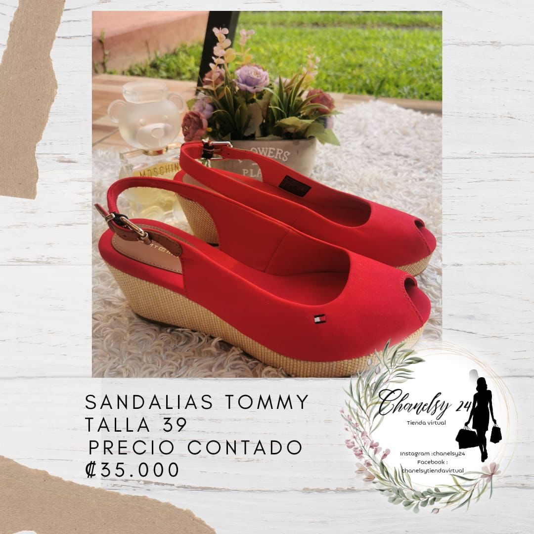 Sandalias Plataforma Tommy Hilfiger Talla 39