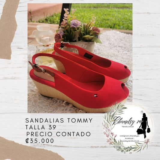 Sandalias Plataforma Tommy Hilfiger Talla 39