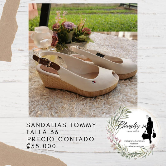 Sandalias Plataforma Tommy Hilfiger Talla 36