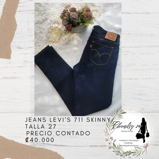 Jeans Levi's 711 Skinny Talla 27