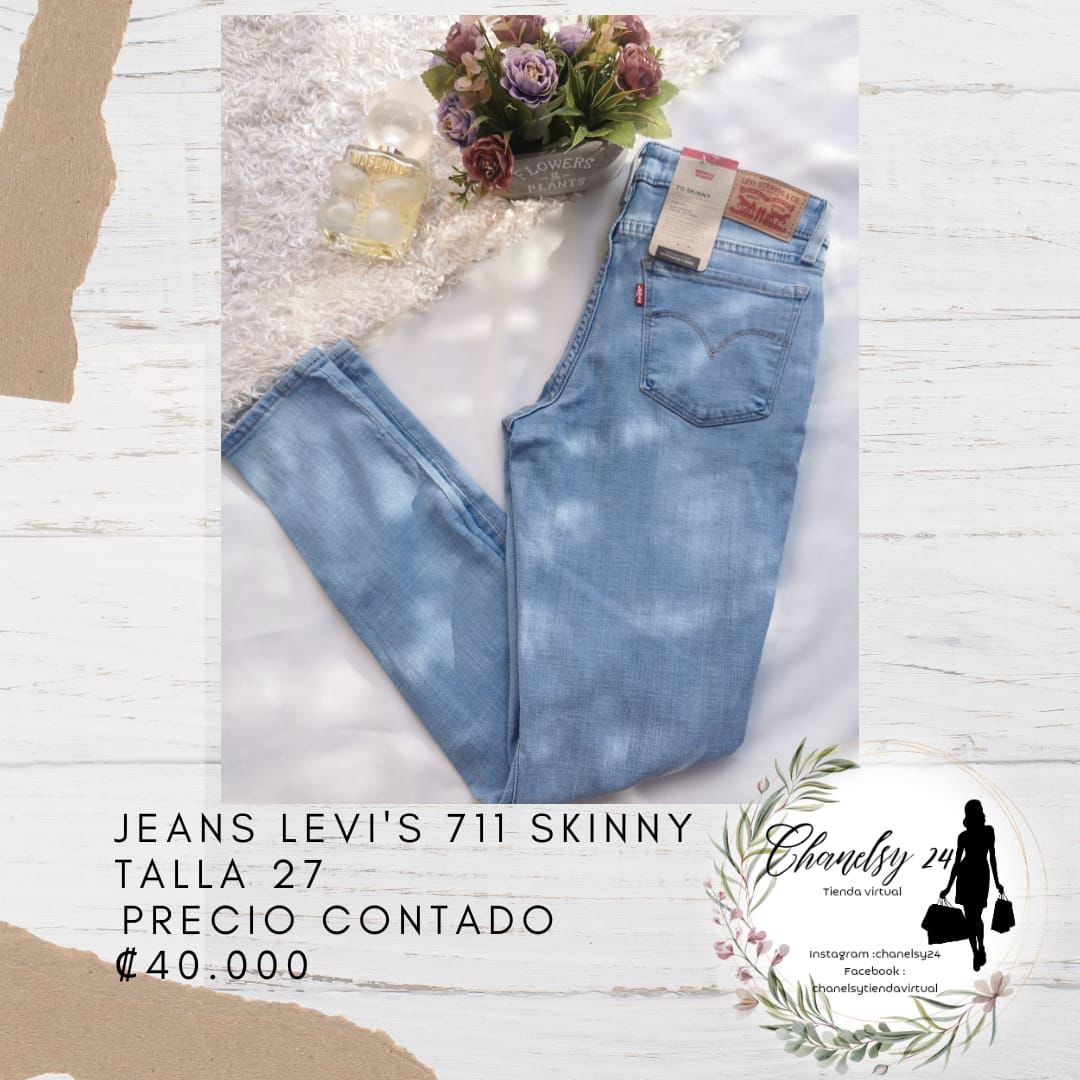 Jeans Levi's 711 Skinny Talla 27