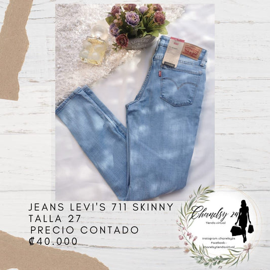 Jeans Levi's 711 Skinny Talla 27