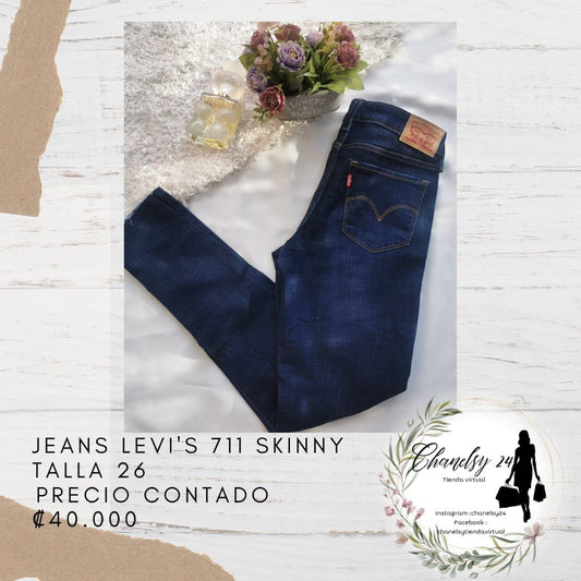 Jeans Levi's 711 Skinny Talla 26