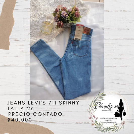 Jeans Levi's 711 Skinny Talla 26