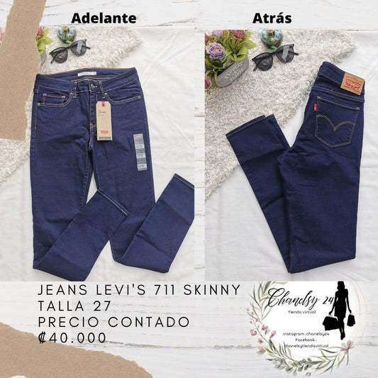 Jeans Levi's 711 Skinny Talla 27