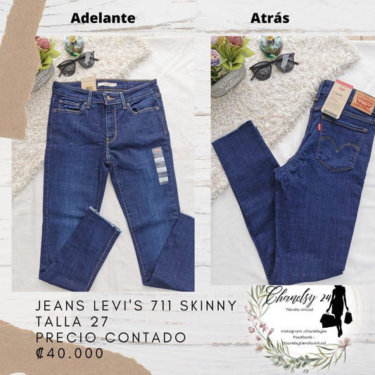 Jeans Levi's 711 Skinny Talla 27