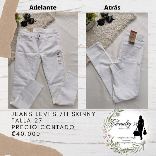 Jeans Levi's 711 Skinny Talla 27